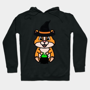 Cute Hamster is a witch Hoodie